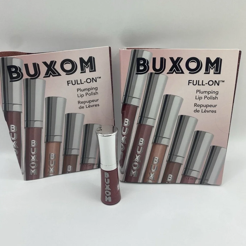 2x Buxom Full On Plumping Lip Polish Dolly Deluxe Sample 0.05oz 1.5ml New